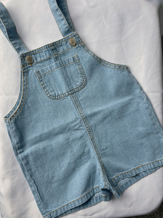 denim shortalls