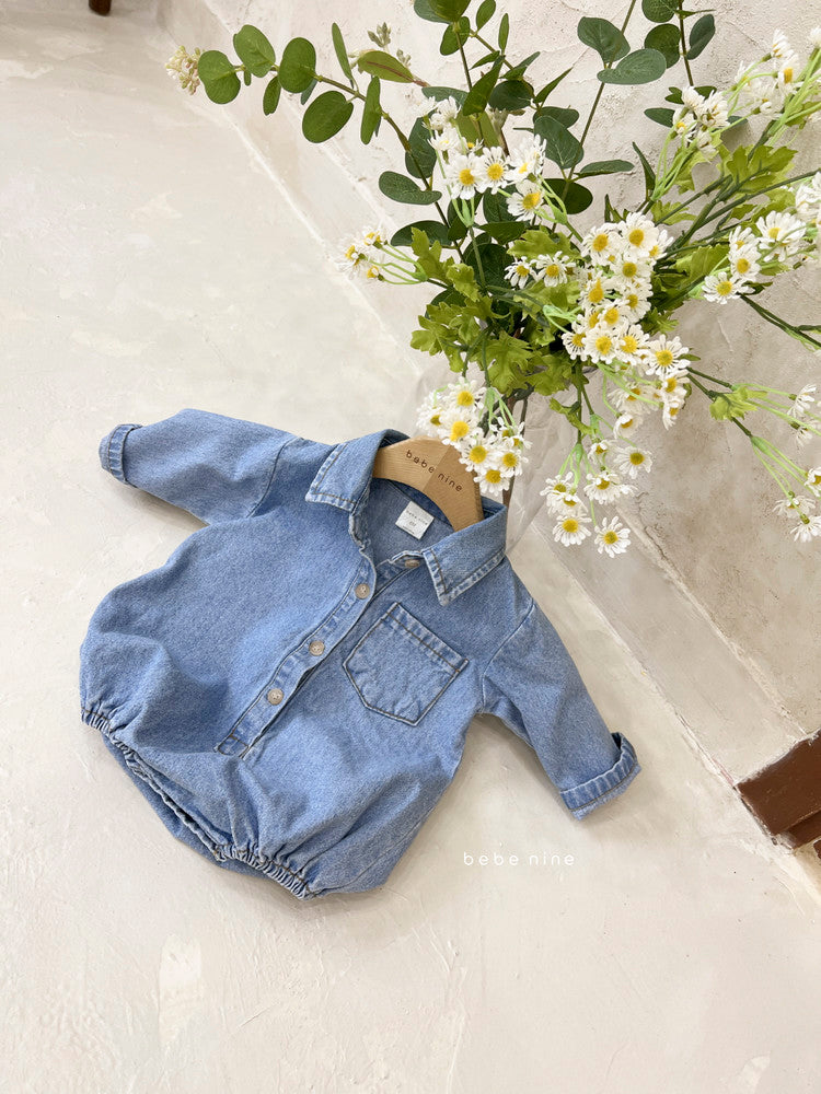 denim romper